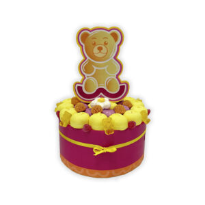 Torta 1 piano con caramelle e topper