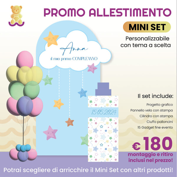 MINI SET - Allestimento fisico